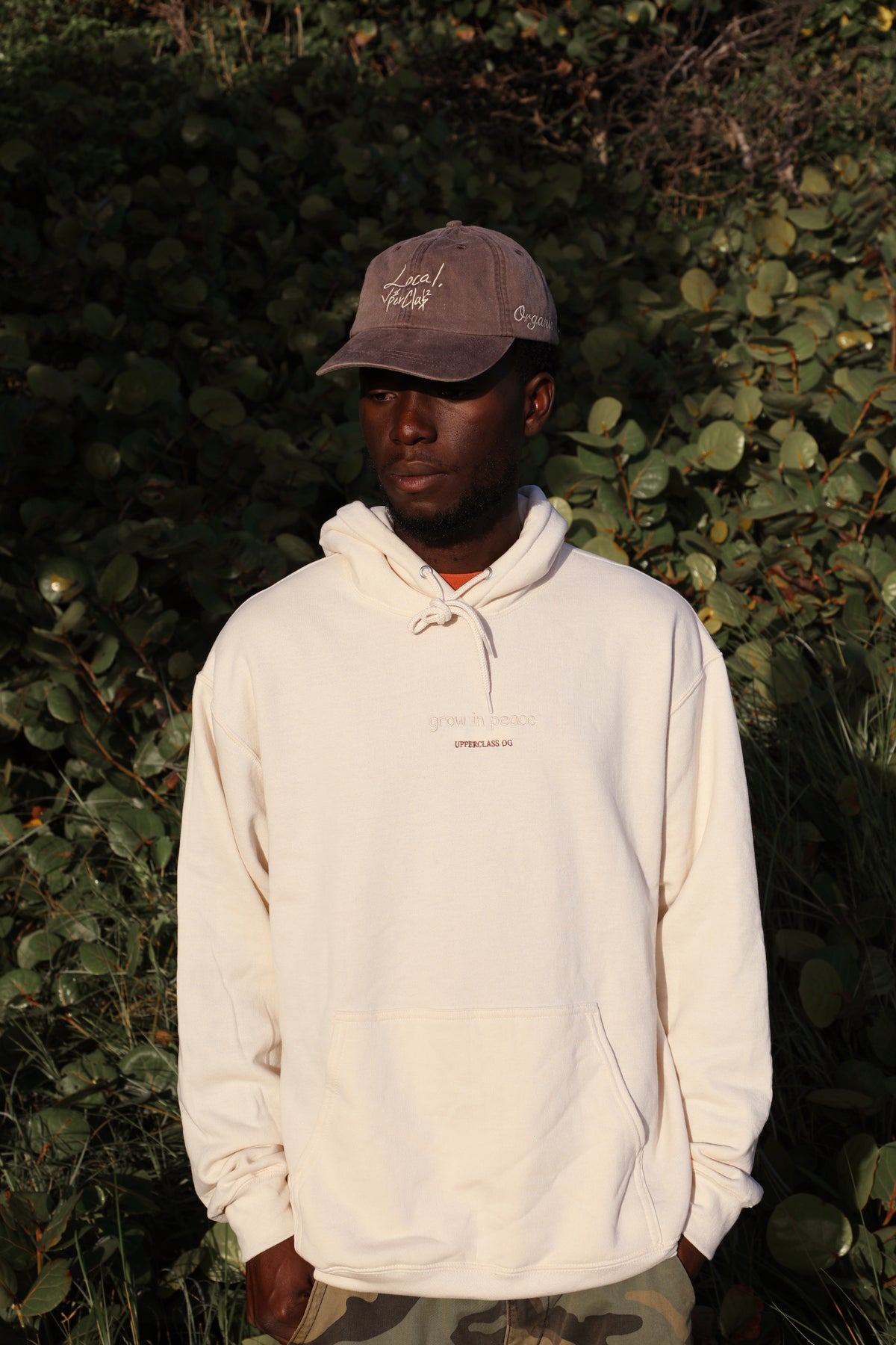 grow in peace hoodie